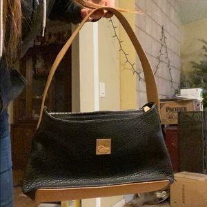 Dooney Bourke vintage shoulder bag beige green